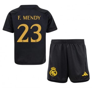 Real Madrid Ferland Mendy #23 Replika Babytøj Tredje sæt Børn 2023-24 Kortærmet (+ Korte bukser)